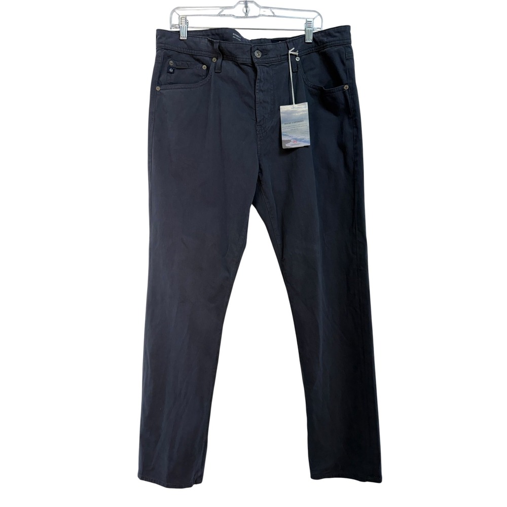 AG Adriano Goldschmied Everett Sz 36 Slim Fit straight Pants Greyish Blue (C8)